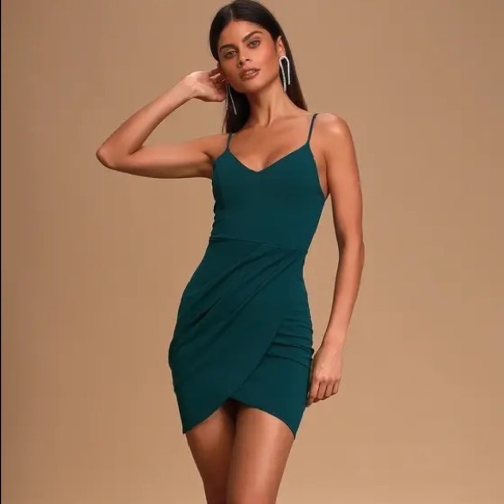 Lulus teal dress